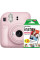 Фотокамера мгновенной печати Fujifilm Instax Mini 12 Blossom Pink + пленка 20 шт (16806107)
