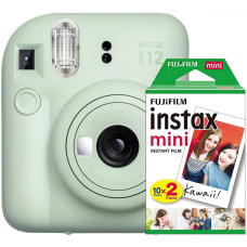 Фотокамера мгновенной печати Fujifilm Instax Mini 12 Mint Green + пленка 20 шт (16806119)