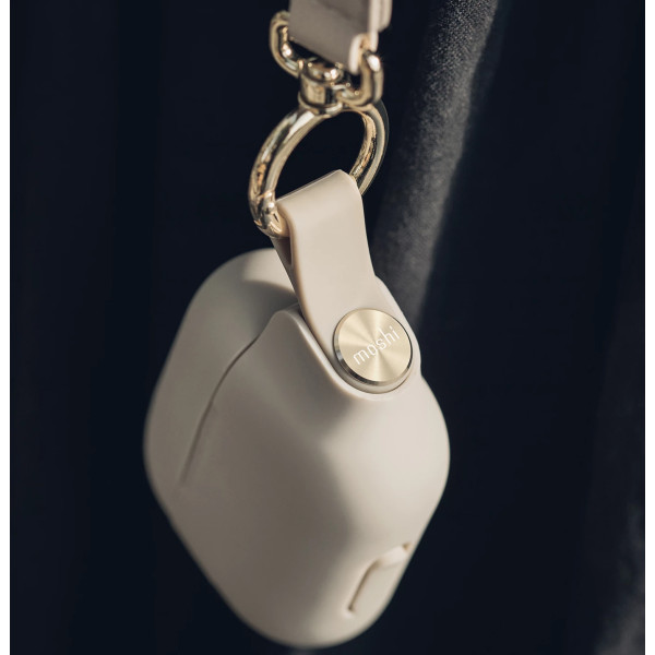 Чехол для наушников Moshi Pebbo Protective Case Savanna Beige for Airpods Pro 2nd Gen (99MO123165)