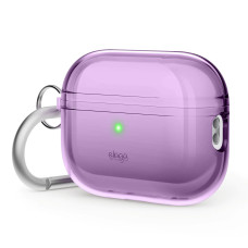Чехол для наушников с карабином Elago Clear Hang Case Aqua Blue for Airpods Pro 2nd Gen (EAPP2CL-HANG-ABL)