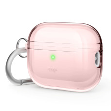 Чехол для наушников с карабином Elago Clear Hang Case Lovely Pink for Airpods Pro 2nd Gen (EAPP2CL-HANG-LPK)