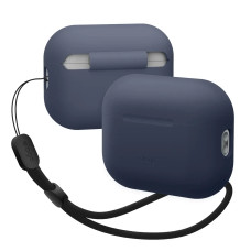 Чехол для наушников Elago Silicone Basic Case with Nylon Lanyard Jean Indigo for Airpods Pro 2nd Gen (EAPP2SC-BA+ROSTR-JIN)