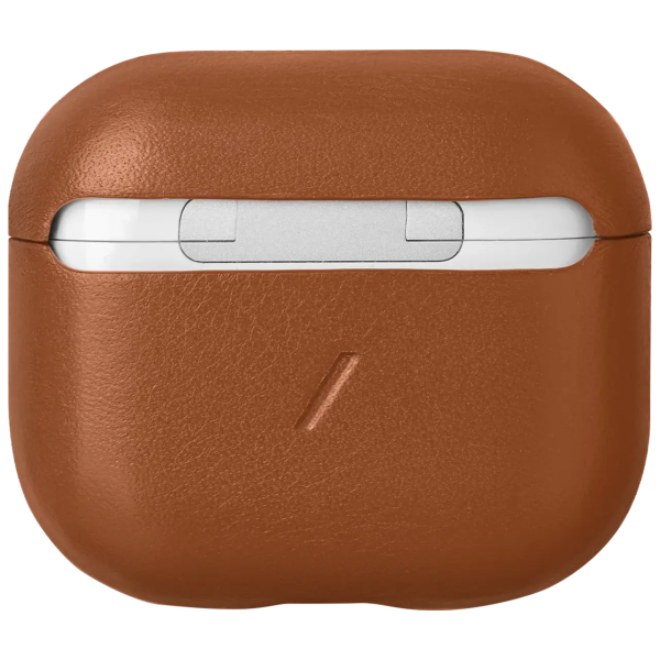 Кожанный чехол для наушников Native Union Leather Case for Airpods 3rd Gen, Tan (APCSE-LTHR-BRN-V2)