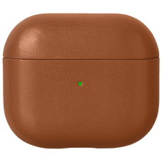 Кожанный чехол для наушников Native Union Leather Case for Airpods 3rd Gen, Tan (APCSE-LTHR-BRN-V2)