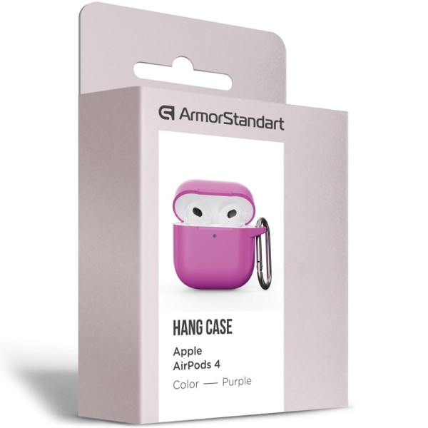 Чехол для наушников ArmorStandart Hang Case for AirPods 4, Purple (ARM81292)