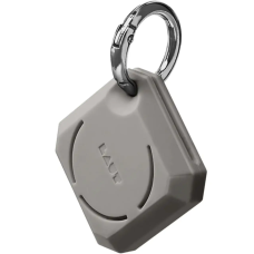 Чехол - брелок Laut Huex Gem AirTag Ring, Grey (L_AT_HG_GY)