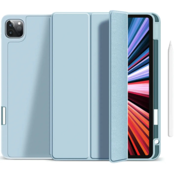 Чехол-книжка WIWU Skin Feeling Protective Case for iPad Pro 12.9 5th Gen 2021 M1 | iPad Pro 12.9 6th Gen 2022 M2, Light Blue