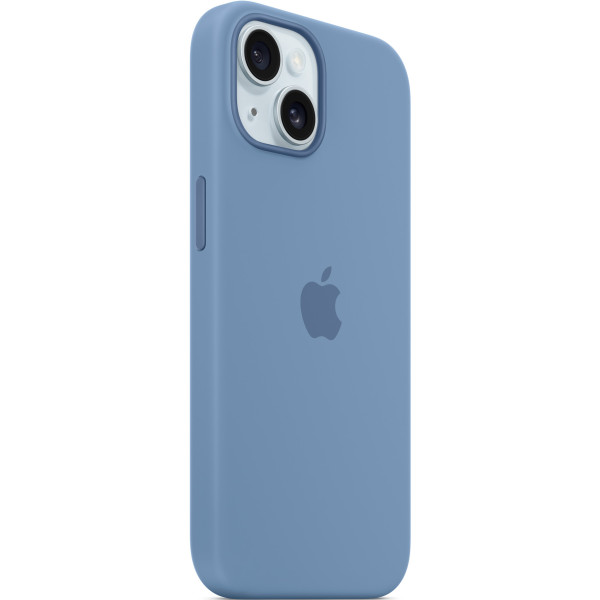 Чехол для смартфона Apple Silicone Case with MagSafe for iPhone 15, Winter Blue (MT0Y3)