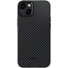 Чехол для смартфона Pitaka MagEZ Case Pro 4 Twill 1500D for iPhone 15, Black/Grey (KI1501MMP)