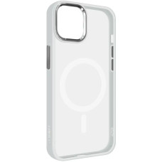 Чехол накладка ArmorStandart Unit MagSafe for iPhone 12/12 Pro Matte Clear Silver (ARM70444)