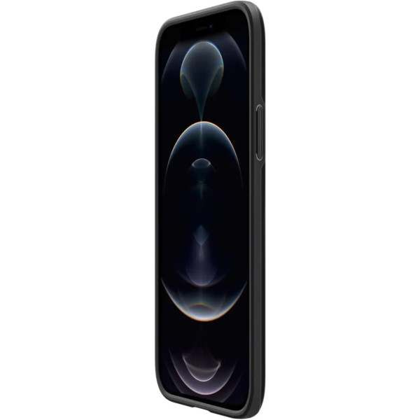 Чехол накладка Spigen Thin Fit Case for iPhone 12/12 Pro, Black (ACS01696)