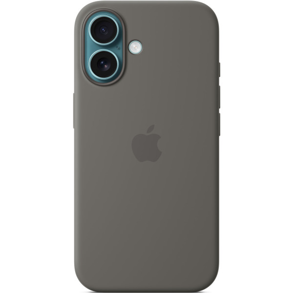 Чехол для смартфона Apple Silicone Case with MagSafe for iPhone 16 Plus, Stone Gray (MYYC3)