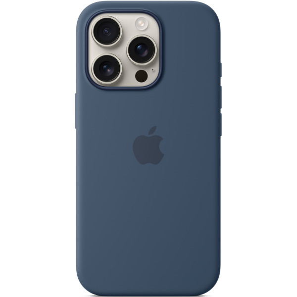 Чехол для смартфона Apple Silicone Case with MagSafe for iPhone 16 Pro, Denim (MYYK3)