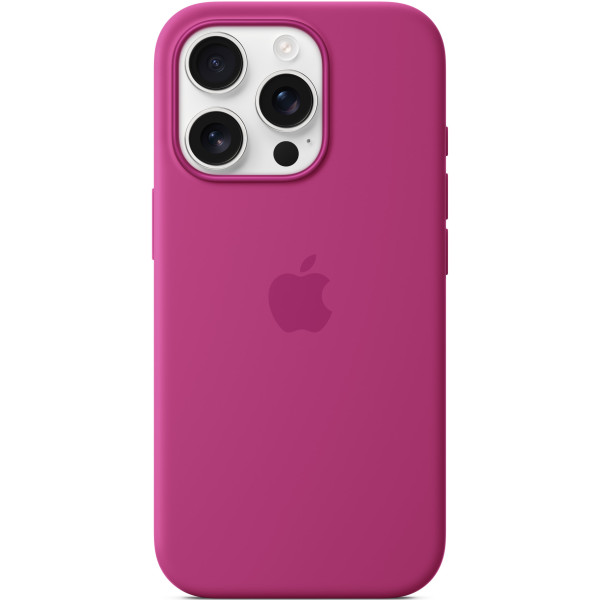 Чехол для смартфона Apple Silicone Case with MagSafe for iPhone 16 Pro, Fuchsia (MYYN3)