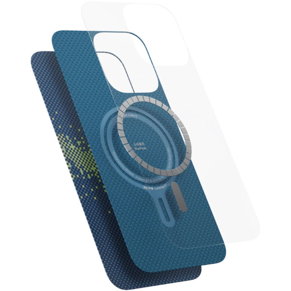 Чехол для смартфона Pitaka Tactile Woven StarPeak Lumintex for iPhone 16 Pro Max, Milky Way Galaxy (KI1604PMYG)
