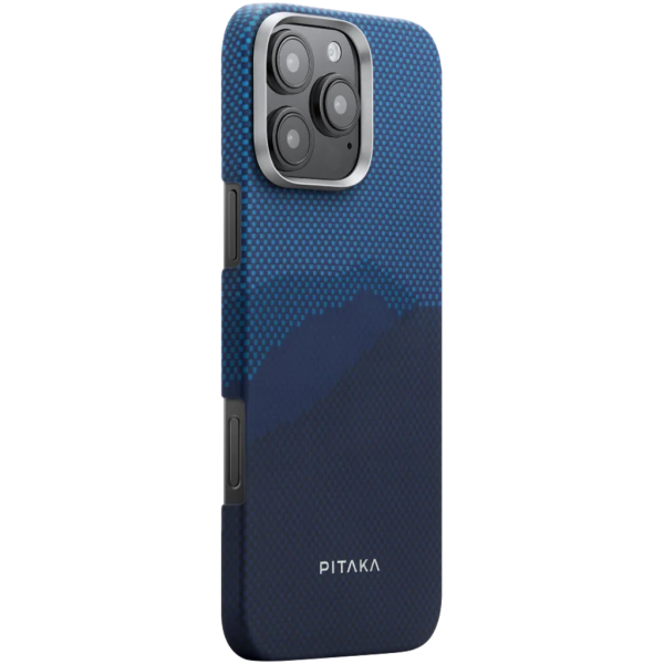 Чохол для смартфона Pitaka Tactile Woven StarPeak Lumintex for iPhone 16 Pro, Over The Horizon (KI1603POTH)