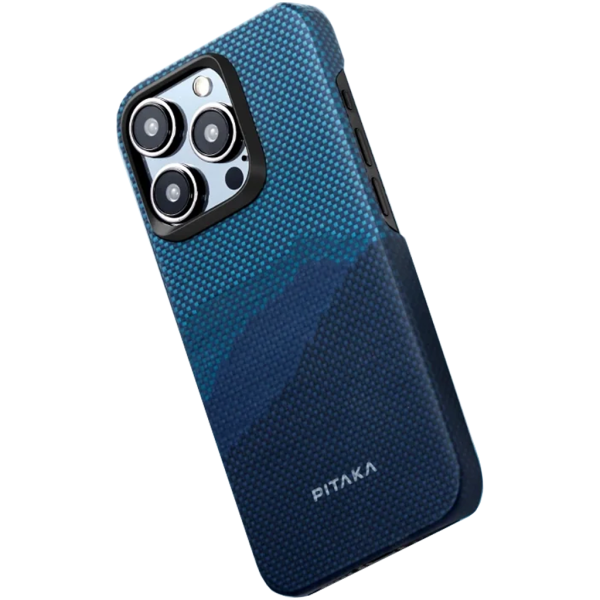 Чохол для смартфона Pitaka Tactile Woven StarPeak Lumintex for iPhone 16 Pro, Over The Horizon (KI1603POTH)
