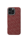 Чехол для смартфона Pitaka Tactile Woven Case Monogram for iPhone 16 Pro Max, Red/Gold (KI1602PTKP)