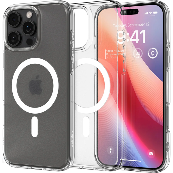 Чехол для смартфона Spigen Ultra Hybrid Mag for iPhone 16 Pro Max, Frost Clear (ACS08002)
