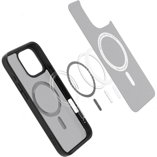 Чехол для смартфона Spigen Ultra Hybrid Mag for iPhone 16 Pro Max, Frost Black (ACS08003)