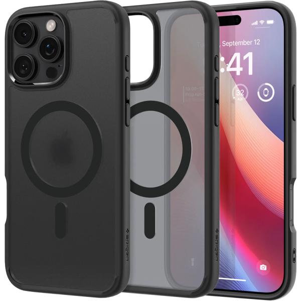Чехол для смартфона Spigen Ultra Hybrid Mag for iPhone 16 Pro Max, Frost Black (ACS08003)