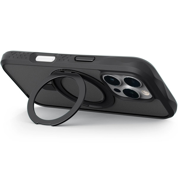 Чехол для смартфона WAVE Gleam Case with Magnetic Ring iPhone 16 Pro, Blue Stripes