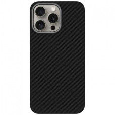 Чехол накладка Monblan Kevlar Magnetic Series for iPhone 16 Pro Max, Black-Grey