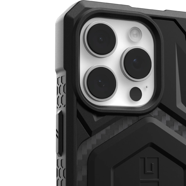 Чехол для смартфона UAG Monarch Pro Magsafe Case for iPhone 16 Pro Max, Carbon Fiber (114457114242)