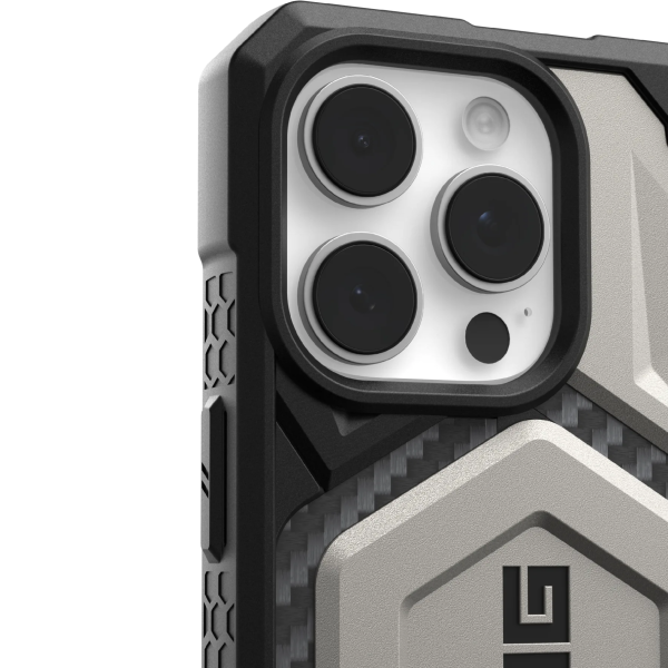 Чехол для смартфона UAG Monarch Pro Magsafe Case for iPhone 16 Pro Max, Titanium (114457113636)