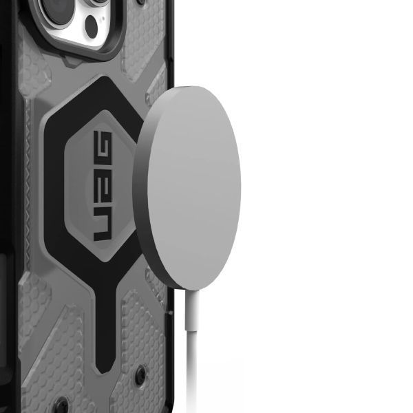 Чехол для смартфона UAG Pathfinder Clear Magsafe Case for iPhone 16 Pro Max, Ash (114465113131)