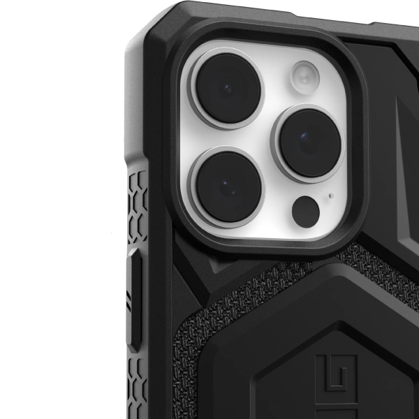 Чехол для смартфона UAG Monarch Pro Magsafe Case for iPhone 16 Pro Max, Kevlar Black (114457113940)