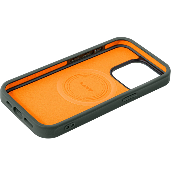Чехол для смартфона Laut Urban Protect Cordura Case with MagSafe for iPhone 15 Pro, Olive (L_IP23B_UP_GN)
