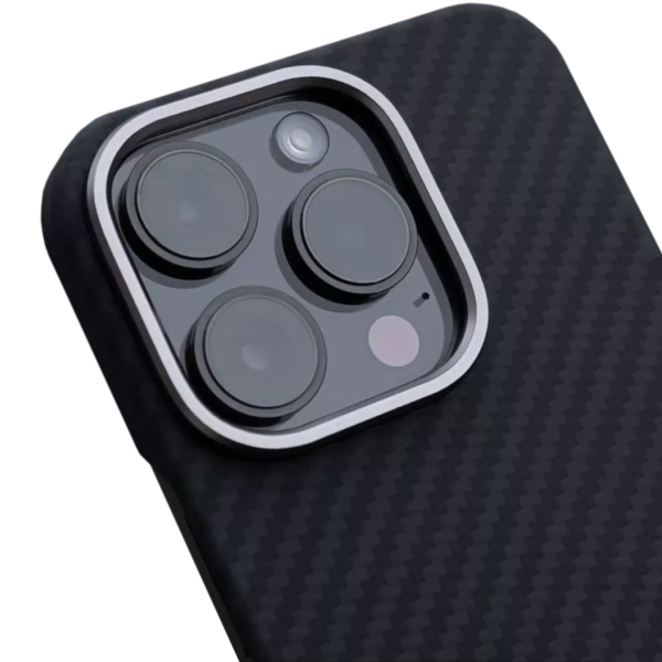 Чехол для смартфона WAVE Premium Carbon Slim Case with MagSafe for iPhone 15 Pro, Black