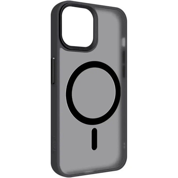 Чехол накладка ArmorStandart Uniq Magsafe for iPhone 13 Pro Max Black (ARM75273)