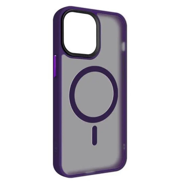 Чехол накладка ArmorStandart Uniq Magsafe for iPhone 14 Pro Max Purple (ARM75314)