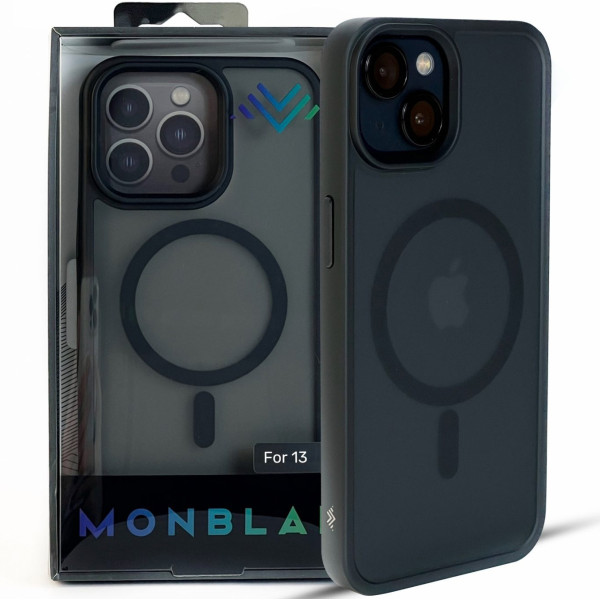 Чехол накладка Monblan Magnetic Matte Series Case for iPhone 13, Black