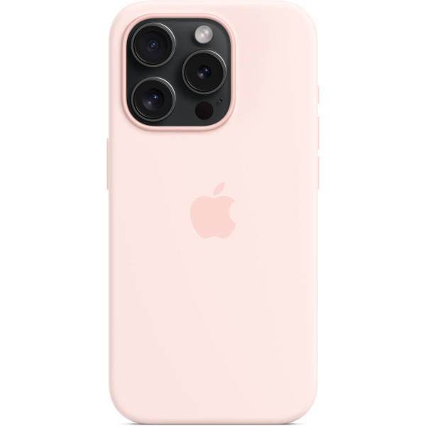 Чехол для смартфона Apple Silicone Case with MagSafe for iPhone 15 Pro Max, Light Pink (MT1U3)