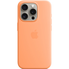 Чехол для смартфона Apple Silicone Case with MagSafe for iPhone 15 Pro, Orange Sorbet (MT1H3)