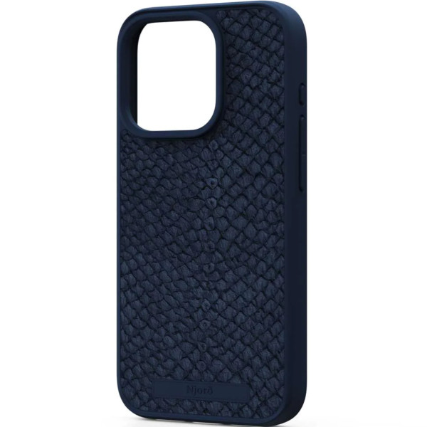 Чехол для смартфона Njord Salmon Leather MagSafe Case for iPhone 15 Pro Max, Petrol Blue (NA54SL01)