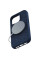 Чехол для смартфона Njord Salmon Leather MagSafe Case for iPhone 15 Pro Max, Petrol Blue (NA54SL01)