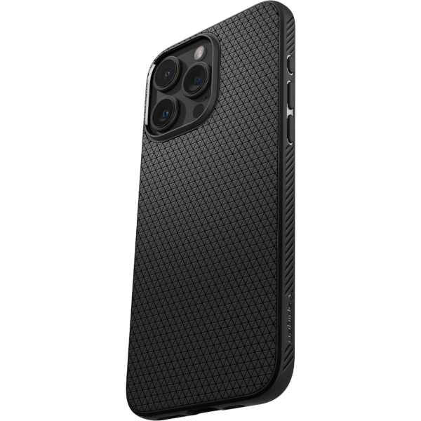 Чехол для смартфона Spigen Liquid Air Case for iPhone 15 Pro Max, Black (ACS06562)