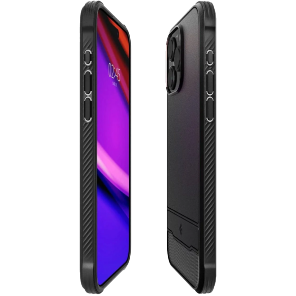 Чехол для смартфона Spigen Rugged Armor Case with MagSafe for iPhone 15 Pro Max, Black (ACS06561)