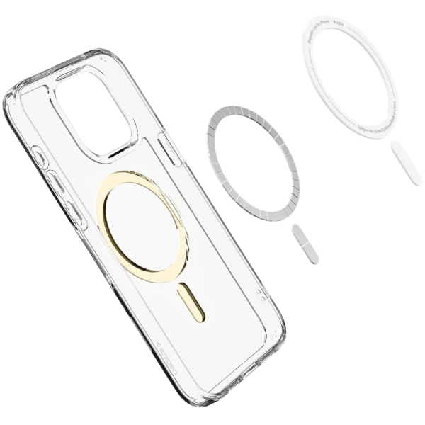 Чехол для смартфона Spigen Ultra Hybrid Case with MagSafe for iPhone 15 Pro, Gold (ACS06718)