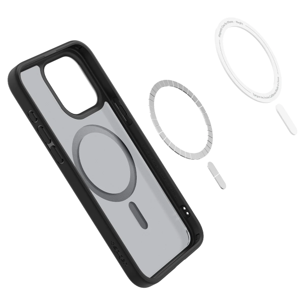 Чехол для смартфона Spigen Ultra Hybrid Case with MagSafe for iPhone 15 Pro, Frost Black (ACS06720)