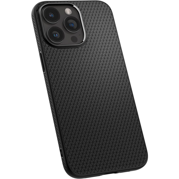Чехол для смартфона Spigen Liquid Air Case for iPhone 15 Pro Max, Black (ACS06562)