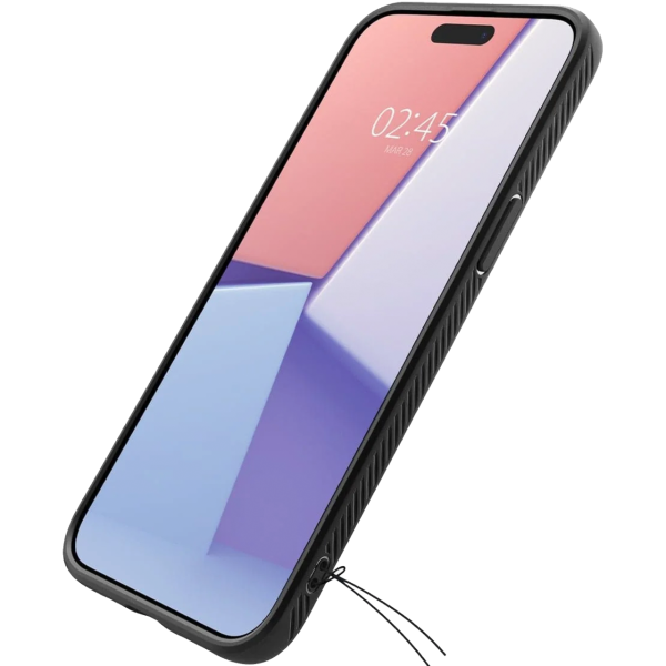 Чехол для смартфона Spigen Liquid Air Case for iPhone 15 Pro Max, Black (ACS06562)