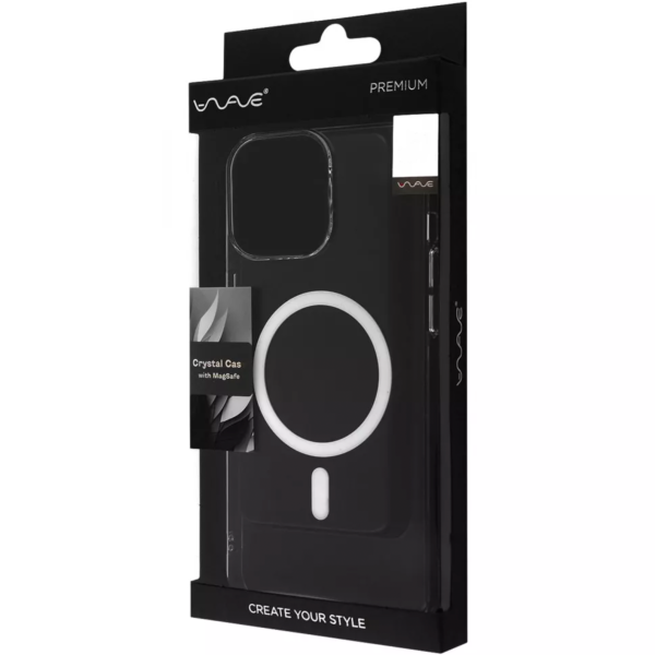 Чехол для смартфона Wave Premium Crystal Case with MagSafe for iPhone 15 Pro Max, Transparent