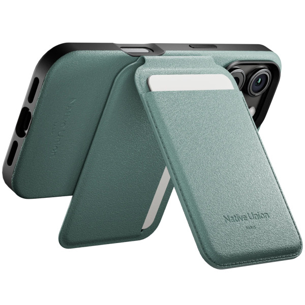 Чохол для пластикових карт NATIVE UNION Active Wallet Stand Magnetic Slate Green (ACT-GRN-WAL)