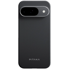 Чехол для смартфона Pitaka Ultra-Slim Case Classic Twill 600D for Google Pixel 9/9 Pro, Black/Grey (GPB2401)