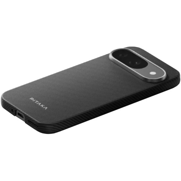 Чехол для смартфона Pitaka Ultra-Slim Case Classic Twill 600D for Google Pixel 9/9 Pro, Black/Grey (GPB2401)